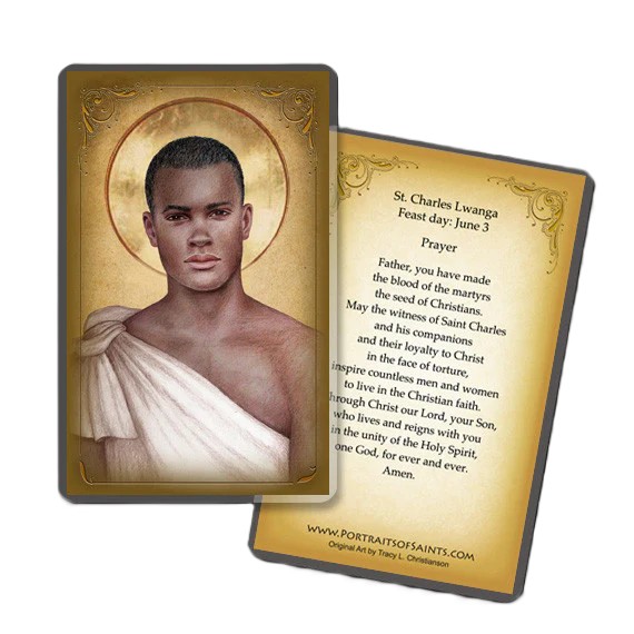 St Charles Lwanga Prayer Card